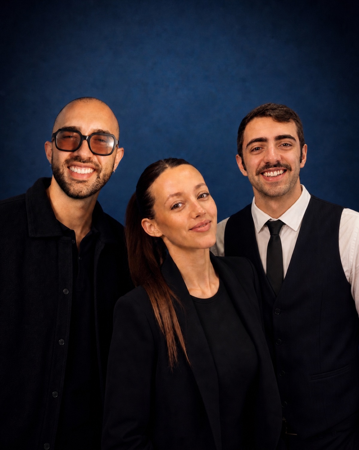 Tomás, Martina y Juan — fundadores de Cess Agency